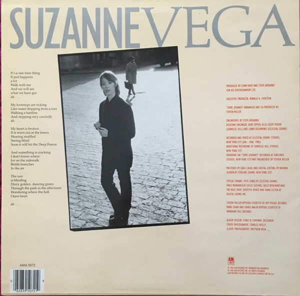 Suzanne Vega - Suzanne Vega | A&M Records (AMA 5072) - 2 Suzanne Vega - Suzanne Vega | A&M Records (AMA 5072) - 2
