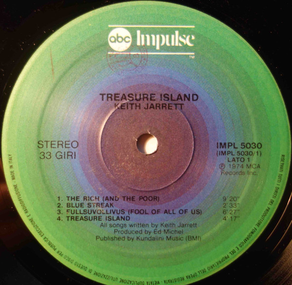 Keith Jarrett - Treasure Island | ABC Impulse! (IMPL 5030) - 2