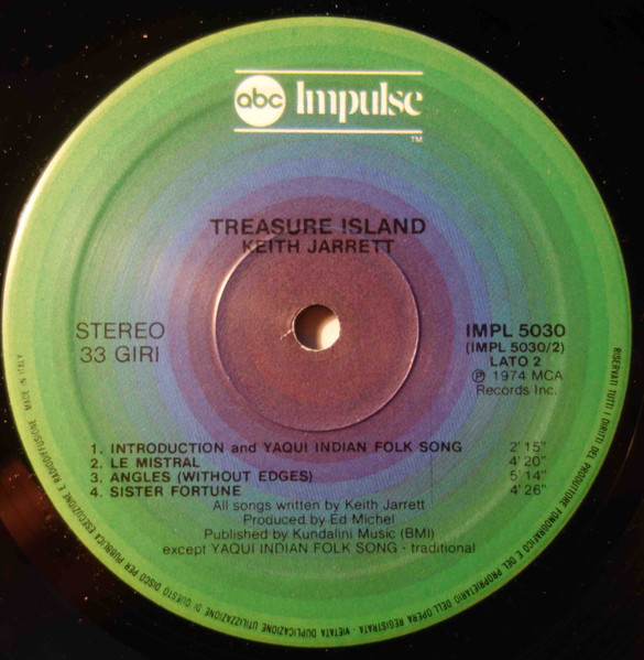 Keith Jarrett - Treasure Island | ABC Impulse! (IMPL 5030) - 3