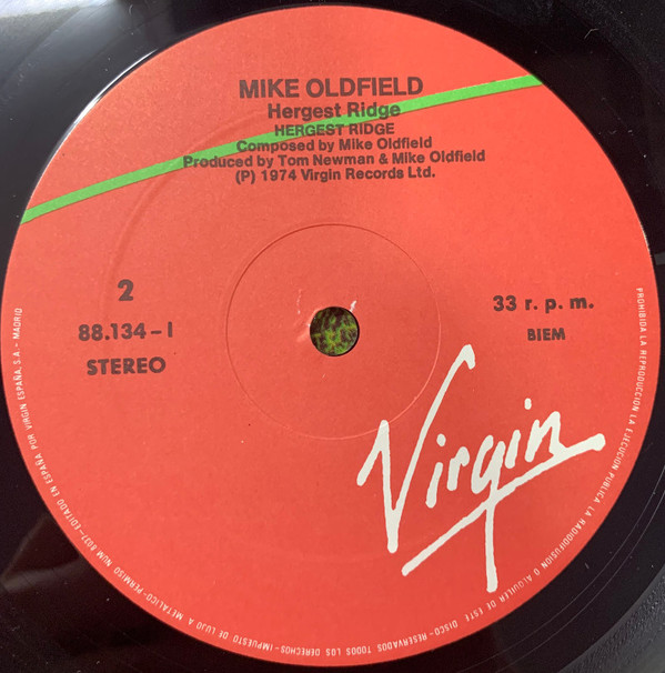 Mike Oldfield - Hergest Ridge | Virgin (88.134-I) - 3