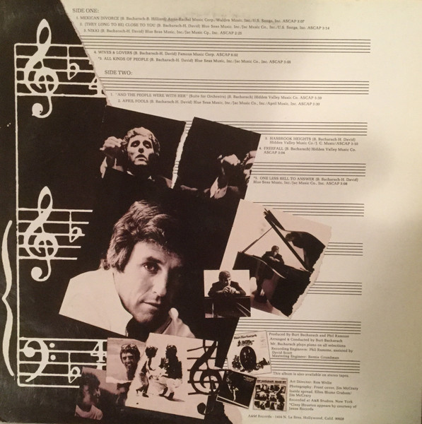Burt Bacharach - Burt Bacharach | A&M Records (SP 3501) - 2 Burt Bacharach - Burt Bacharach | A&M Records (SP 3501) - 2