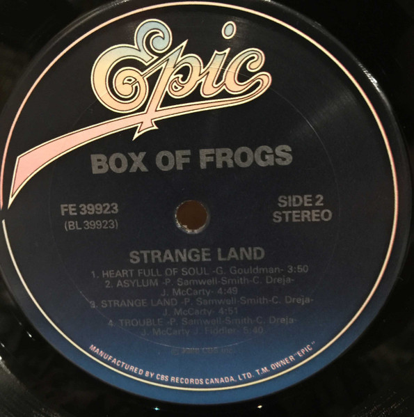 Box Of Frogs - Strange Land | Epic (FE 39923) - 4