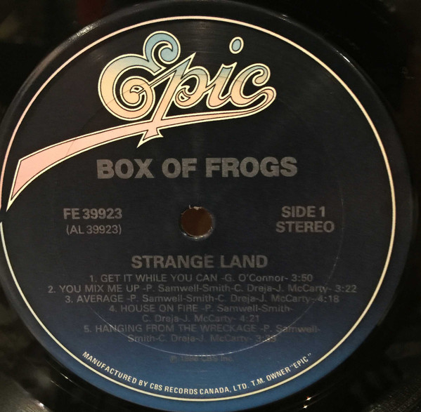 Box Of Frogs - Strange Land | Epic (FE 39923) - 3