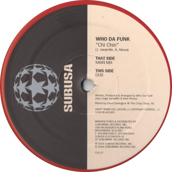 Who Da Funk - Chi Chin | Subusa (SSA07) - 2