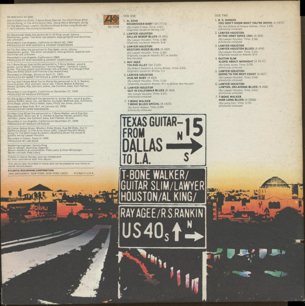 Various - Texas Guitar - From Dallas To L.A. | Atlantic (SD 7226) - 3