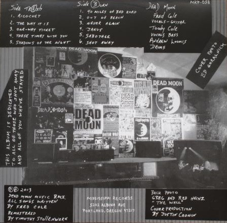 Dead Moon - Trash & Burn | Mississippi Records (MRP-058) - 2