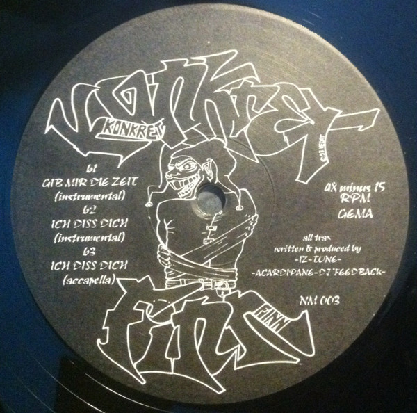 Konkret Finn a.k.a. Iz & Tone and Feedback - Ich Diss Dich | No Mercy Records (NM 003) - 4