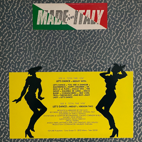 Made In Italy - Let's Dance Medley | M.I. (3301)
