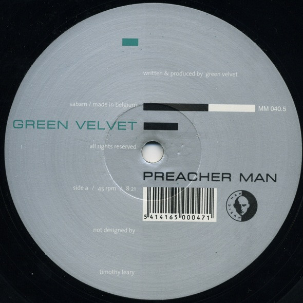 Green Velvet - Preacher Man | Music Man Records (MM 040.5)