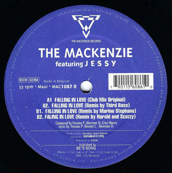 The Mackenzie Feat. Jessy - Falling In Love (Remix) | Mackenzie Records (MAC 1087R)