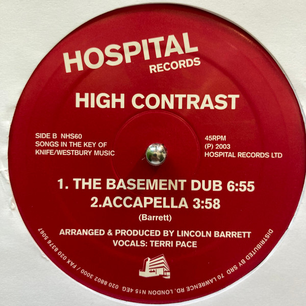 High Contrast - Basement Track | Hospital Records (NHS60) - 4