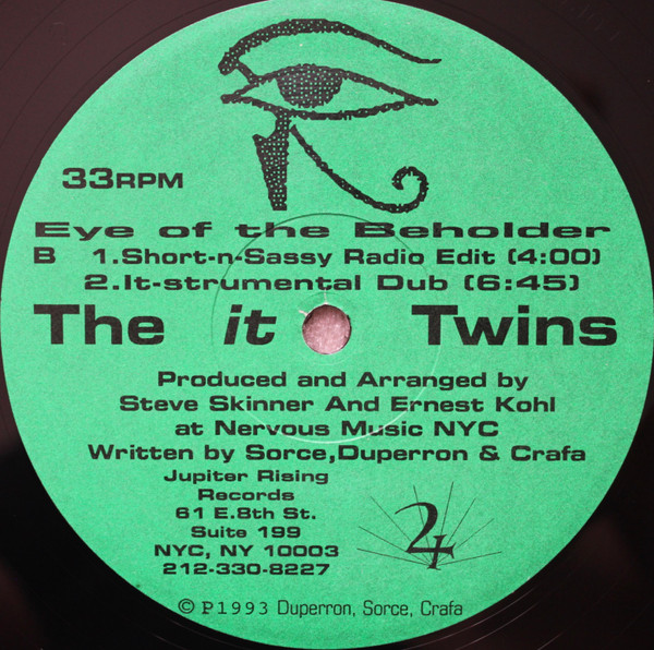 The It Twins - Eye Of The Beholder | Jupiter Rising Records (JR-078) - 4 The It Twins - Eye Of The Beholder | Jupiter Rising Records (JR-078) - 4