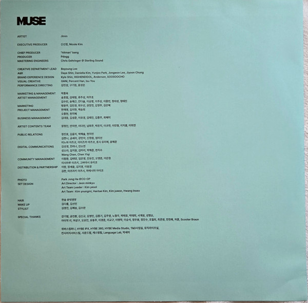 Jimin - Muse | Bighit Music (BHE0416) - 3 Jimin - Muse | Bighit Music (BHE0416) - 3