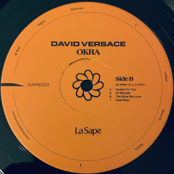 David Versace - Okra | La Sape Records (SAPE021) - 4 David Versace - Okra | La Sape Records (SAPE021) - 4