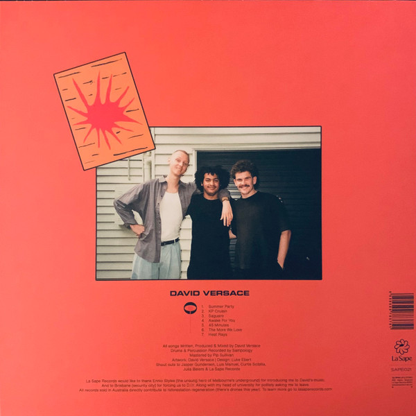 David Versace - Okra | La Sape Records (SAPE021) - 2 David Versace - Okra | La Sape Records (SAPE021) - 2