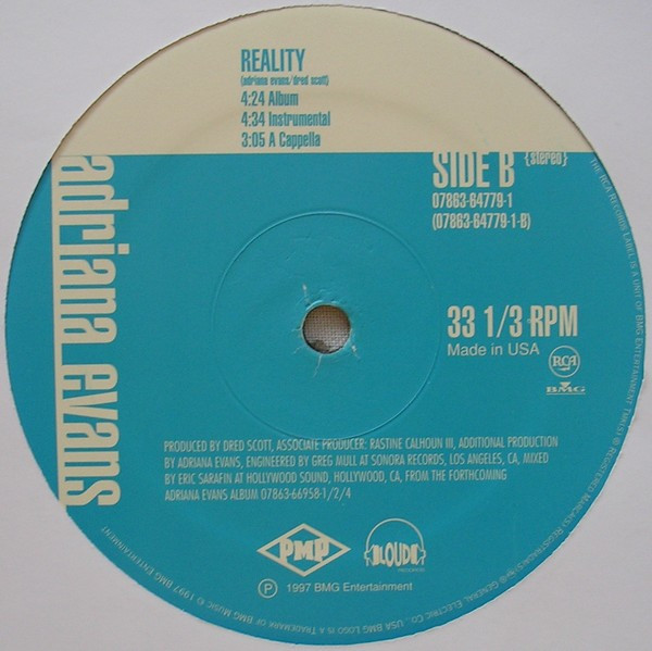Adriana Evans - Seein' Is Believing / Reality | Loud Records (07863-64779-1) - 3