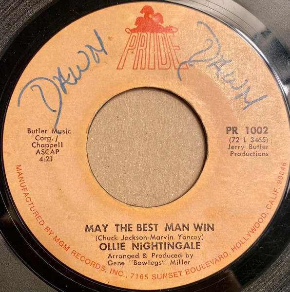 Ollie Nightingale - How Far Am I From New York City / May The Best Man Win | Pride (PR 1002) - 2