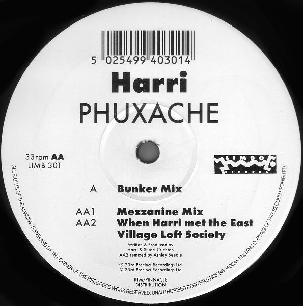 Harri - Phuxache | Limbo Records (LIMB 30T) - main Harri - Phuxache | Limbo Records (LIMB 30T) - main