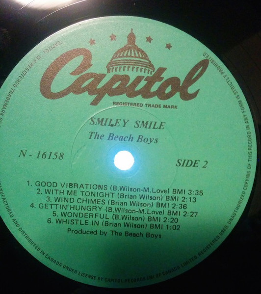 The Beach Boys - Smiley Smile | Capitol Records (N-16158) - 4