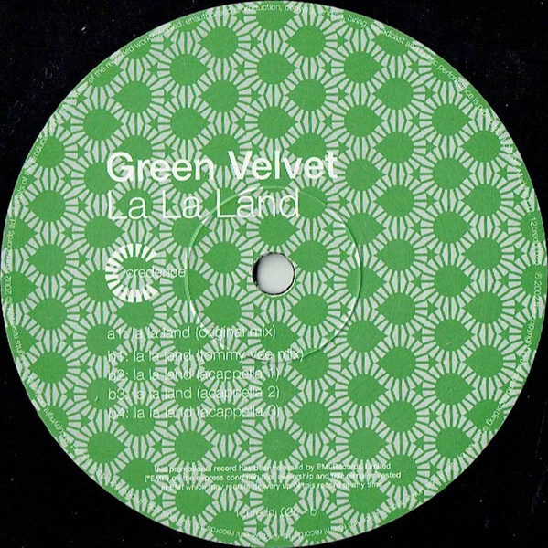 Green Velvet - La La Land | Credence (12creddj 025) - 4
