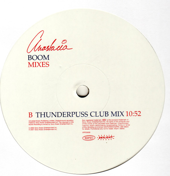 Anastacia - Boom (Mixes) | Epic (XPR3565) - 3