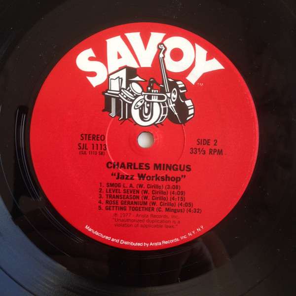 Charles Mingus - Jazz Workshop | Savoy Records (SJL 1113) - 4