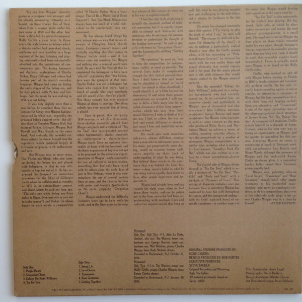 Charles Mingus - Jazz Workshop | Savoy Records (SJL 1113) - 2