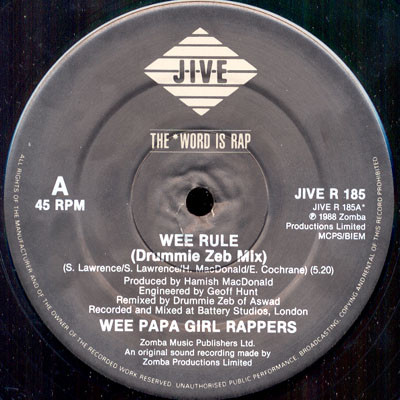 Wee Papa Girl Rappers - Wee Rule | Jive (JIVE R 185) - 3