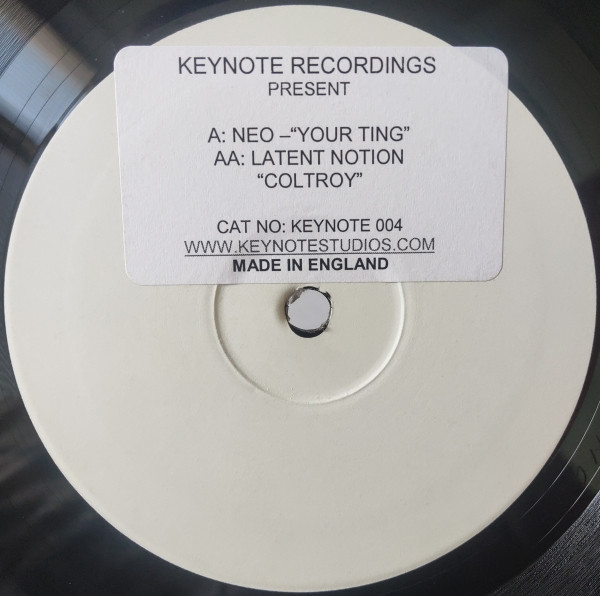 Neo / Latent Notion - Your Ting / Coltroy | Keynote Studios (KEYNOTE 004)