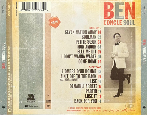 Ben L'Oncle Soul - Ben L'Oncle Soul | Motown France (532 777-4) - 2 Ben L'Oncle Soul - Ben L'Oncle Soul | Motown France (532 777-4) - 2