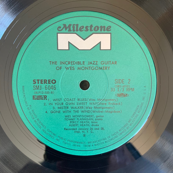Wes Montgomery - The Incredible Jazz Guitar Of Wes Montgomery | Milestone (SMJ-6046) - 4