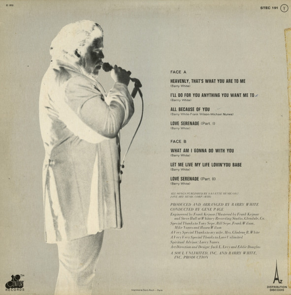 Barry White - What Am I Gonna Do With You | Disc'Az (STEC 191) - 2