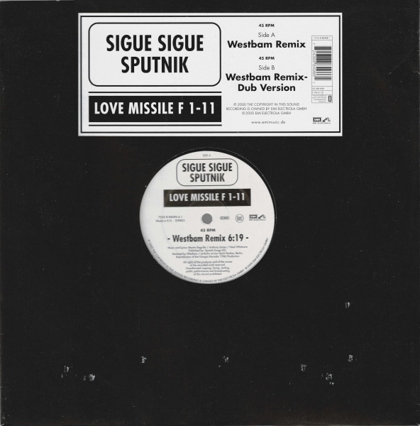 Sigue Sigue Sputnik - Love Missile F 1-11 | EMI Electrola (7243 8 88496 6 1) Sigue Sigue Sputnik - Love Missile F 1-11 | EMI Electrola (7243 8 88496 6 1)