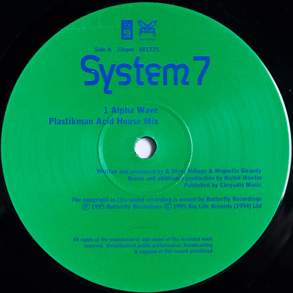 System 7 - Alpha Wave | Butterfly Records (BFLT25) - 3