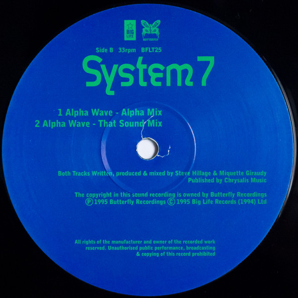System 7 - Alpha Wave | Butterfly Records (BFLT25) - 4