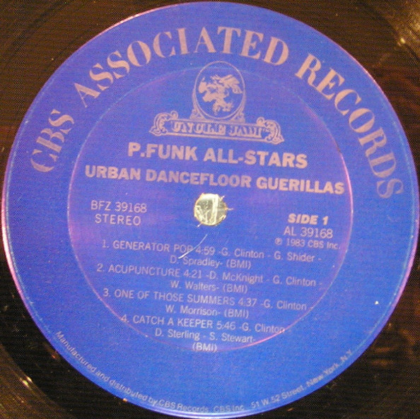 P-Funk All Stars - Urban Dancefloor Guerillas | CBS Associated Records (BFZ 39168) - 2