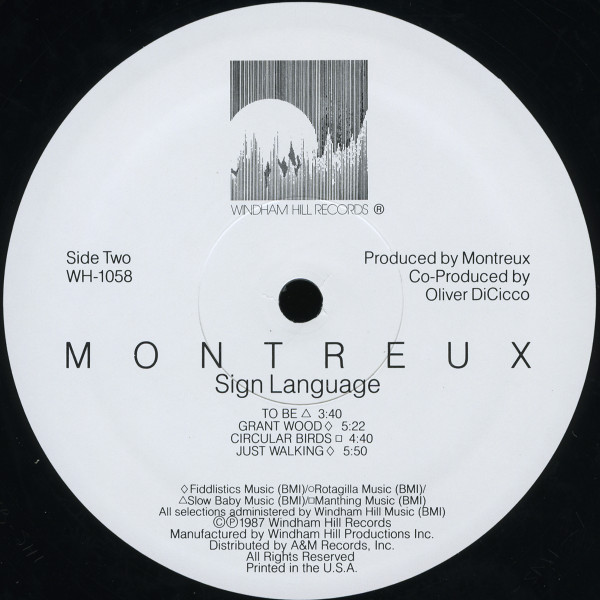 Montreux - Sign Language | Windham Hill Records (WH-1058) - 4