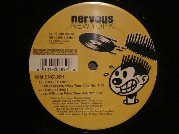 Kim English - Higher Things | Nervous Records (NE 20385-1)
