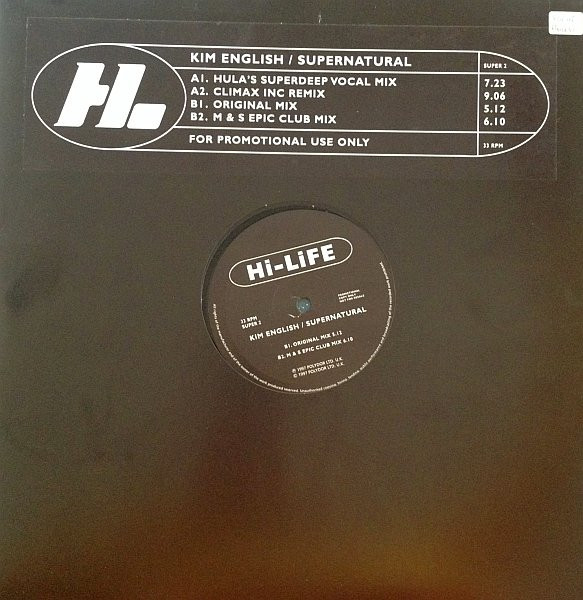 Kim English - Supernatural | Hi Life Recordings (SUPER 2)