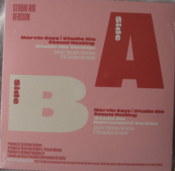 Marvin Gaye & Studio Rio - Sexual Healing (Studio Rio Version) | Mr Bongo (MRB7231) - 2