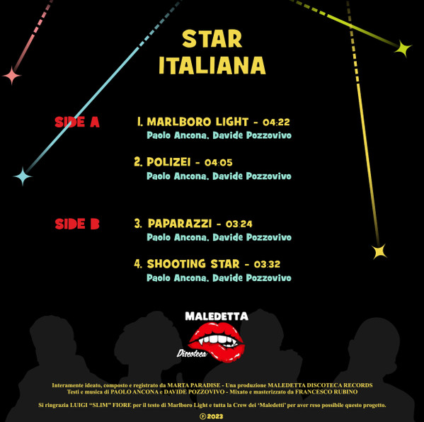 Marta Paradise - Star Italiana | Maledetta Discoteca (MD33 - 002) - 2 Marta Paradise - Star Italiana | Maledetta Discoteca (MD33 - 002) - 2