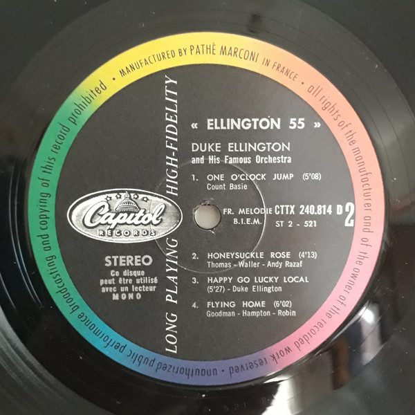 Duke Ellington - Ellington 55 | Capitol Records (CTTX 240.814) - 3