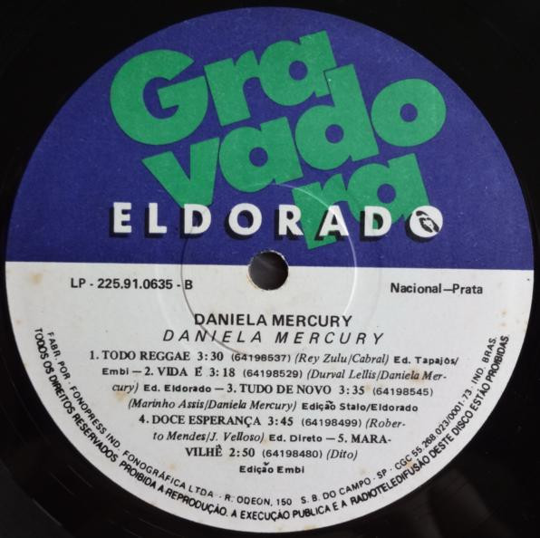 Daniela Mercury - Daniela Mercury | Eldorado (225.91.0635) - 4