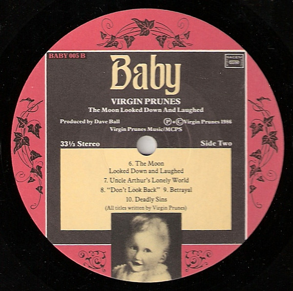 Virgin Prunes - The Moon Looked Down And Laughed | Baby Records (BABY 005) - 4