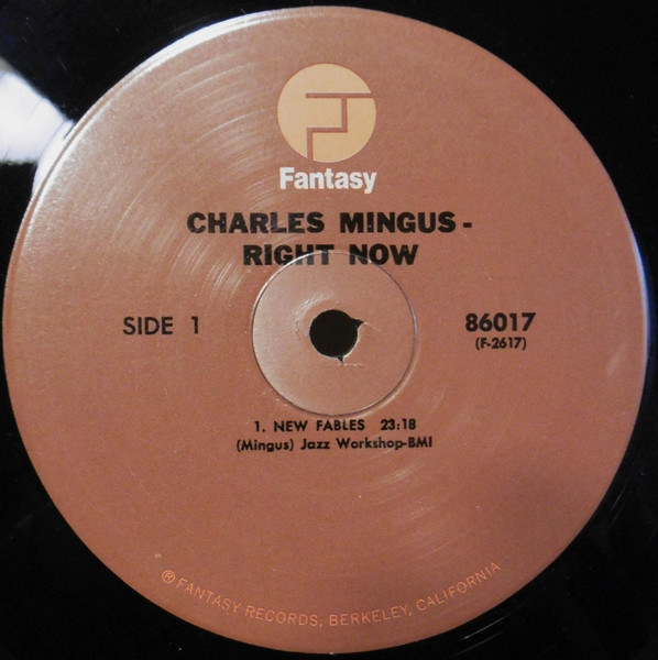Charles Mingus - Right Now: Live At The Jazz Workshop | Fantasy (86017) - 2