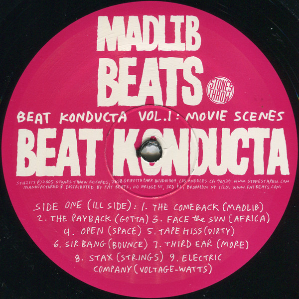 Madlib The Beat Konducta - Vol. 1: Movie Scenes | Stones Throw Records (STH 2117) - 3