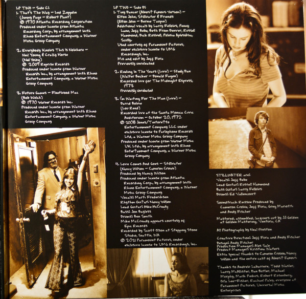 Various - Almost Famous (Music From The Motion Picture) | Geffen Records (B0033291-01) - 3 Various - Almost Famous (Music From The Motion Picture) | Geffen Records (B0033291-01) - 3