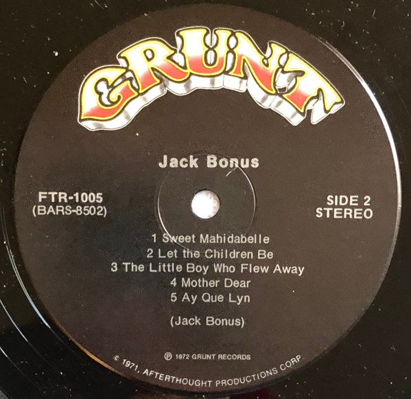 Jack Bonus - Jack Bonus | Grunt (FTR-1005) - 2