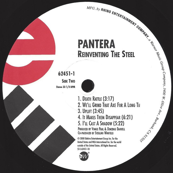 Pantera - Reinventing The Steel | Elektra (62451-1) - 4 Pantera - Reinventing The Steel | Elektra (62451-1) - 4