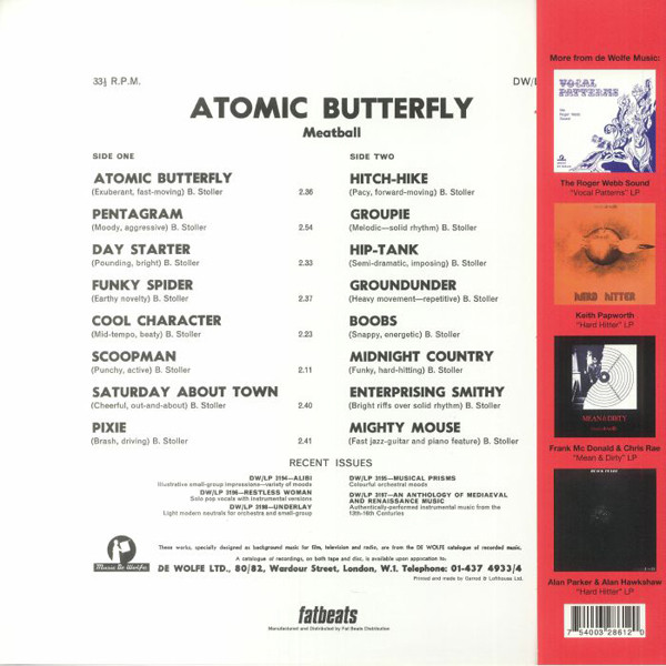 Meatball - Atomic Buttefly | Music De Wolfe (DW3199) - 2